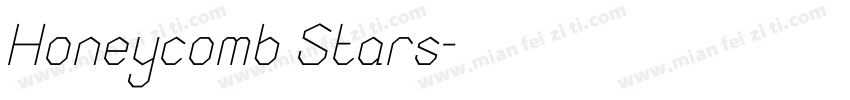 Honeycomb Stars字体转换